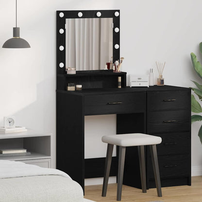 Schminktisch Schwarze Eiche 50 x 41 x 135 cm Holzwerkstoff