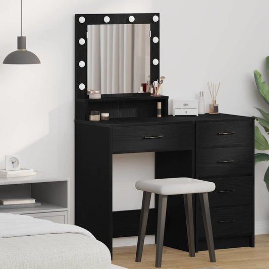 Schminktisch Schwarze Eiche 50 x 41 x 135 cm Holzwerkstoff