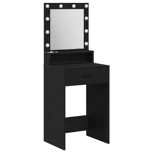 Schminktisch Schwarze Eiche 50 x 41 x 135 cm Holzwerkstoff