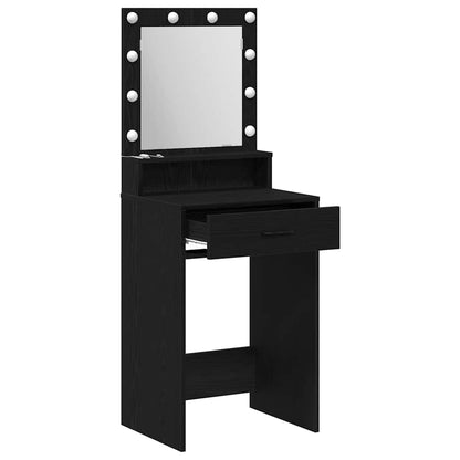 Schminktisch Schwarze Eiche 50 x 41 x 135 cm Holzwerkstoff