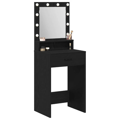 Schminktisch Schwarze Eiche 50 x 41 x 135 cm Holzwerkstoff