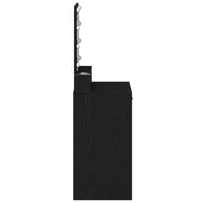Schminktisch Schwarze Eiche 50 x 41 x 135 cm Holzwerkstoff