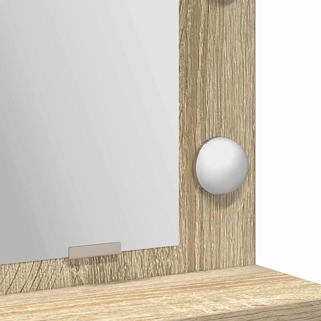 Schminktisch Sonoma Eiche 50 x 41 x 135 cm Holzwerkstoff