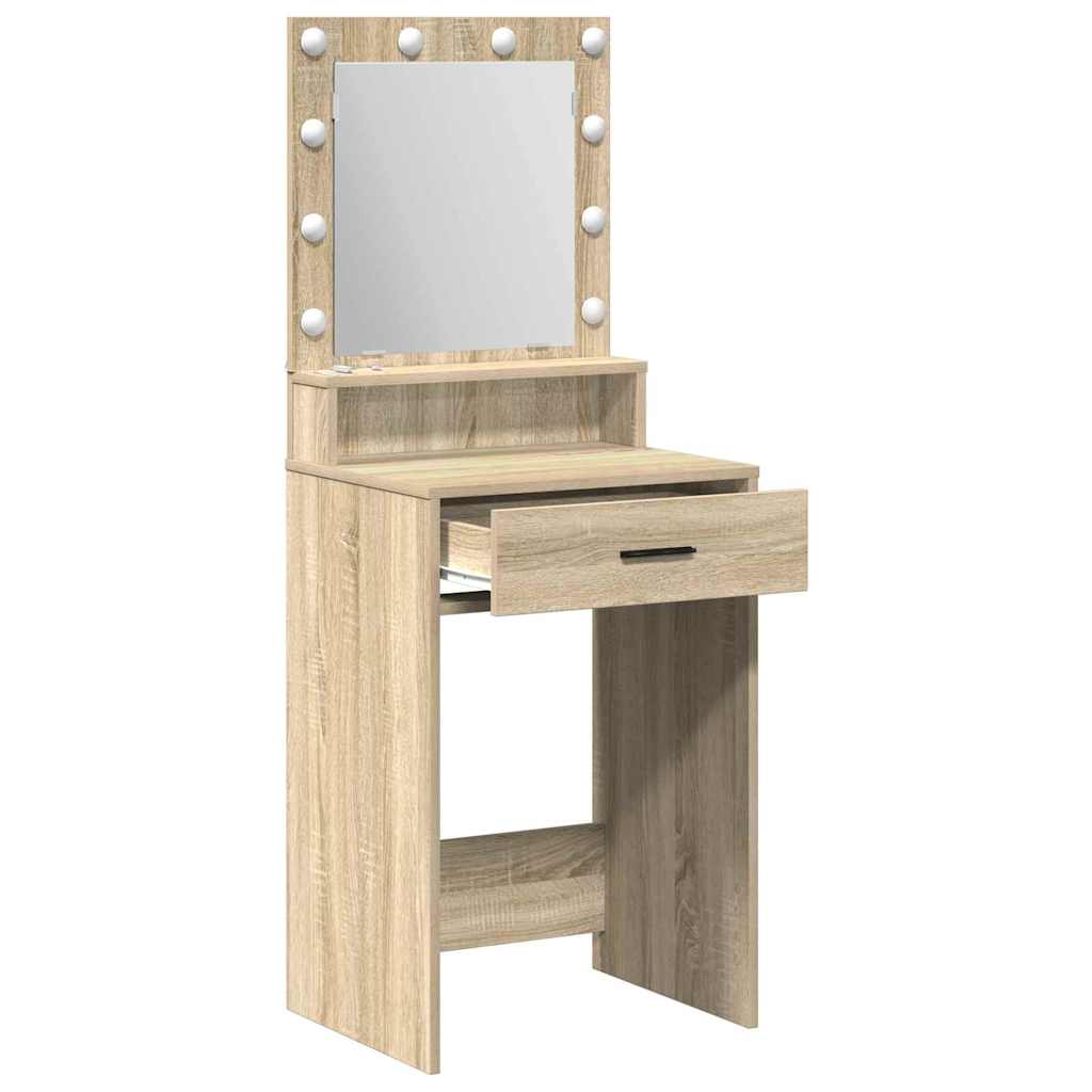 Schminktisch Sonoma Eiche 50 x 41 x 135 cm Holzwerkstoff