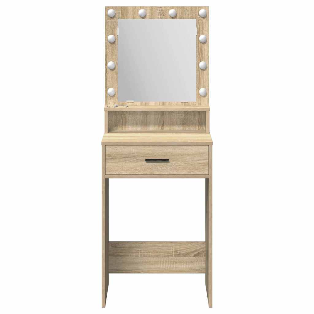 Schminktisch Sonoma Eiche 50 x 41 x 135 cm Holzwerkstoff