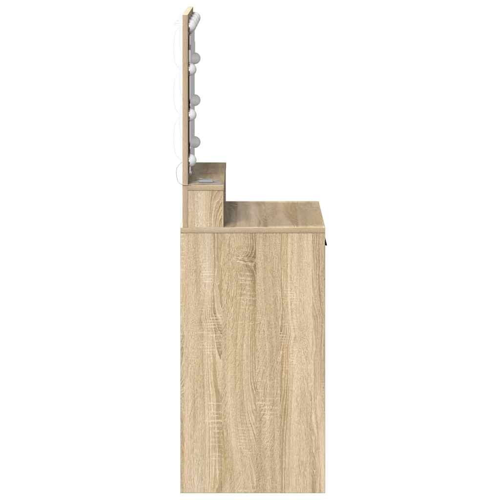 Schminktisch Sonoma Eiche 50 x 41 x 135 cm Holzwerkstoff