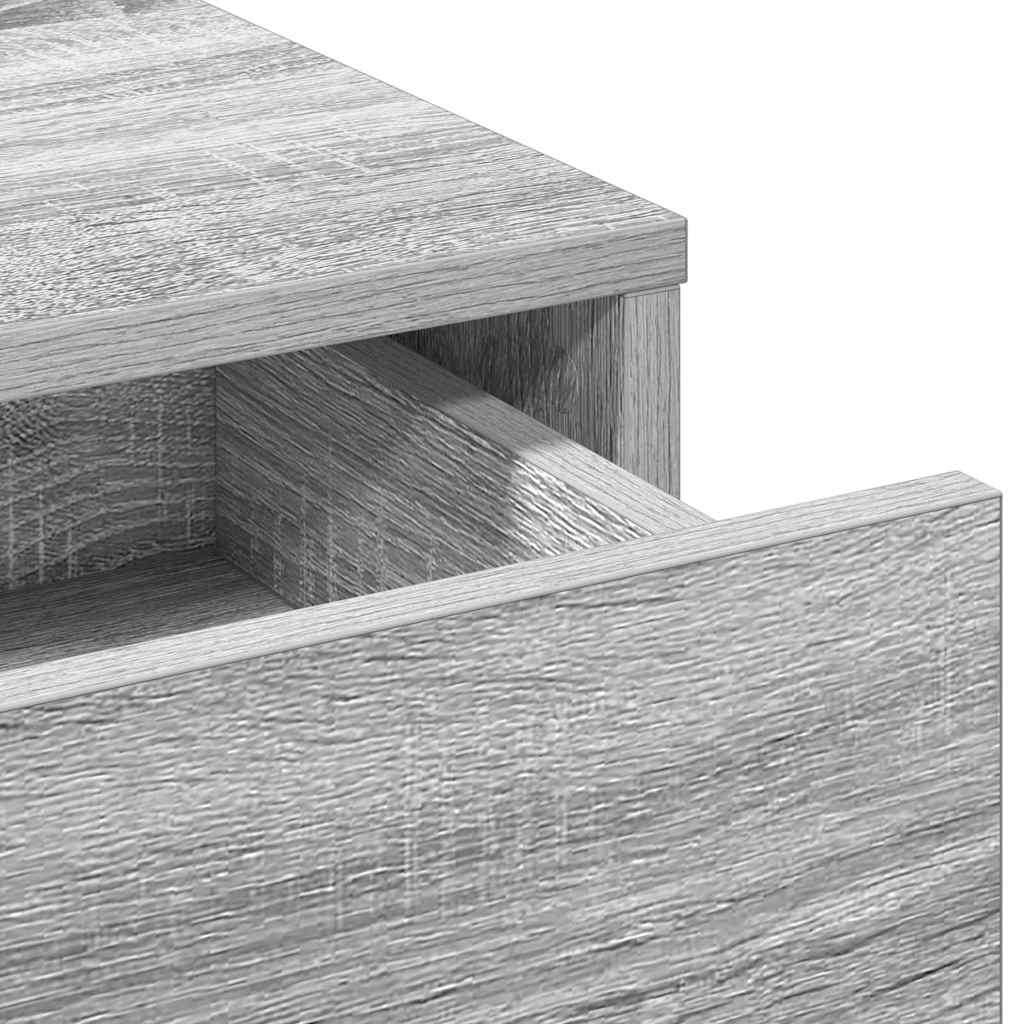 Schminktisch Grau Sonoma 50 x 41 x 135 cm Holzwerkstoff