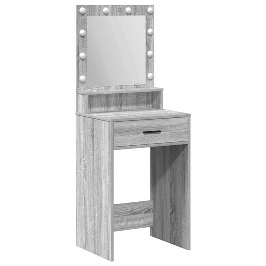 Schminktisch Grau Sonoma 50 x 41 x 135 cm Holzwerkstoff