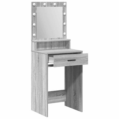 Schminktisch Grau Sonoma 50 x 41 x 135 cm Holzwerkstoff