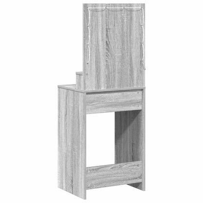 Schminktisch Grau Sonoma 50 x 41 x 135 cm Holzwerkstoff