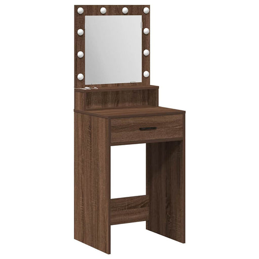 Schminktisch Braune Eiche 50 x 41 x 135 cm Holzwerkstoff
