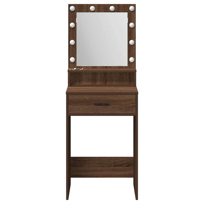 Schminktisch Braune Eiche 50 x 41 x 135 cm Holzwerkstoff