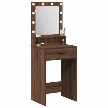 Schminktisch Braune Eiche 50 x 41 x 135 cm Holzwerkstoff