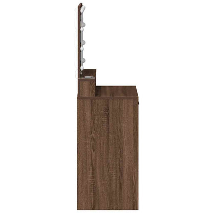 Schminktisch Braune Eiche 50 x 41 x 135 cm Holzwerkstoff