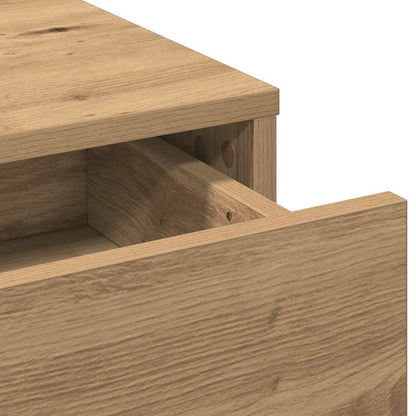 Schminktisch Eiche handwerklich 50 x 41 x 135 cm Holzwerkstoff