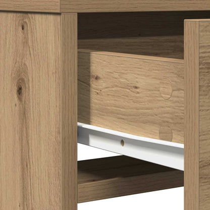 Schminktisch Eiche handwerklich 50 x 41 x 135 cm Holzwerkstoff