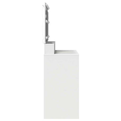 Schminktisch mit Regal Weiß 100 x 41 x 135 cm Holzwerkstoff