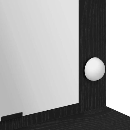 Schminktisch Schwarze Eiche 100 x 41 x 135 cm Holzwerkstoff
