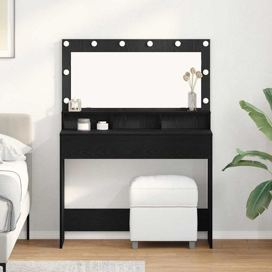 Schminktisch Schwarze Eiche 100 x 41 x 135 cm Holzwerkstoff
