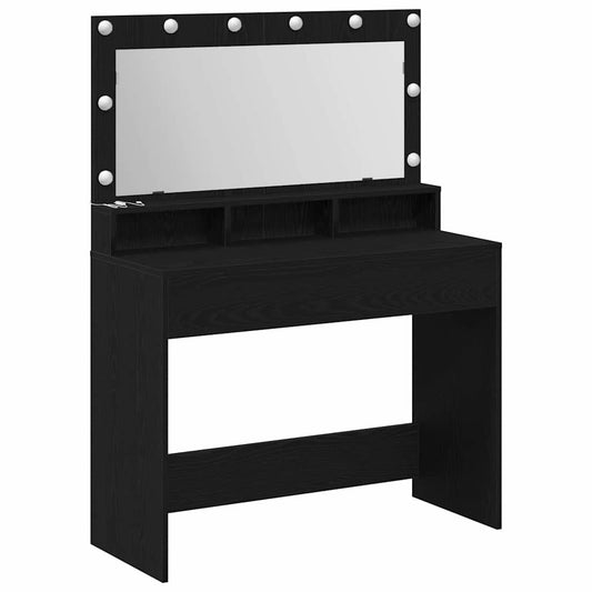Schminktisch Schwarze Eiche 100 x 41 x 135 cm Holzwerkstoff