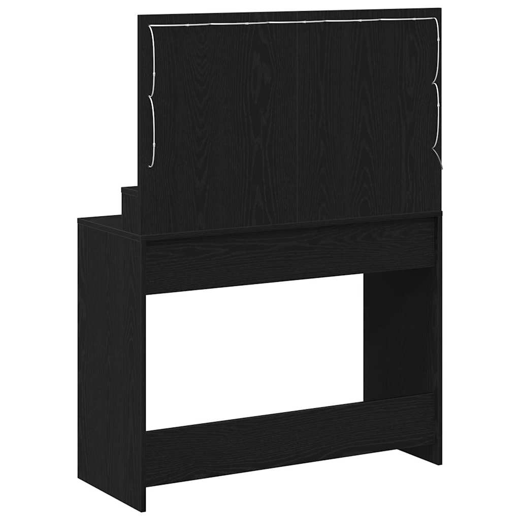 Schminktisch Schwarze Eiche 100 x 41 x 135 cm Holzwerkstoff