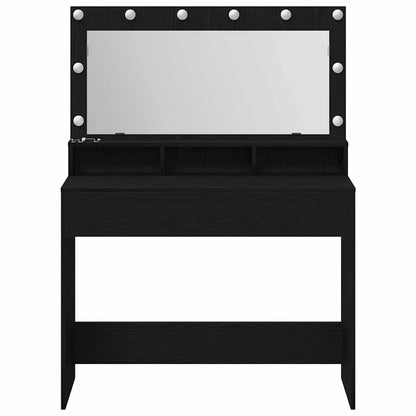 Schminktisch Schwarze Eiche 100 x 41 x 135 cm Holzwerkstoff