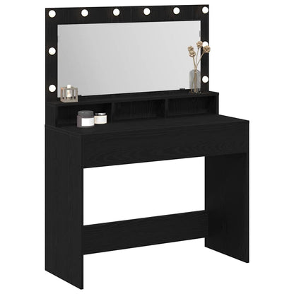 Schminktisch Schwarze Eiche 100 x 41 x 135 cm Holzwerkstoff