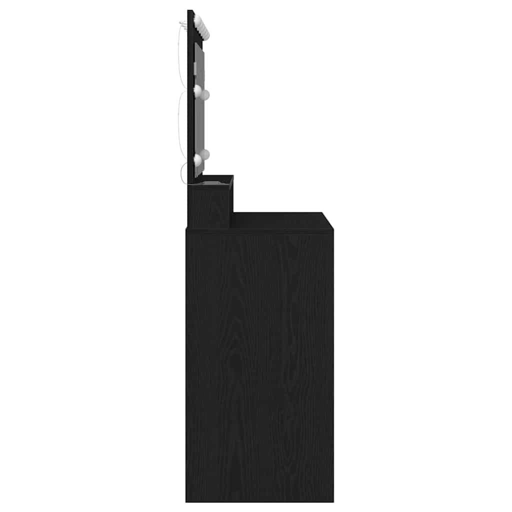 Schminktisch Schwarze Eiche 100 x 41 x 135 cm Holzwerkstoff