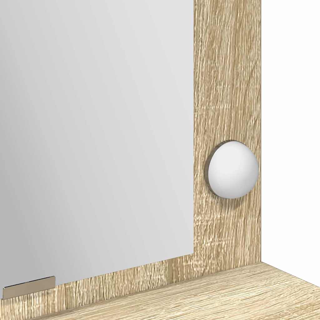 Schminktisch Sonoma Eiche 100 x 41 x 135 cm Holzwerkstoff