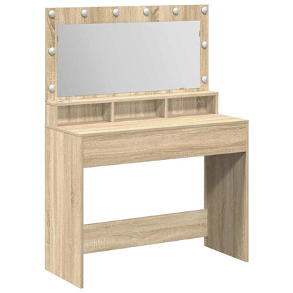 Schminktisch Sonoma Eiche 100 x 41 x 135 cm Holzwerkstoff