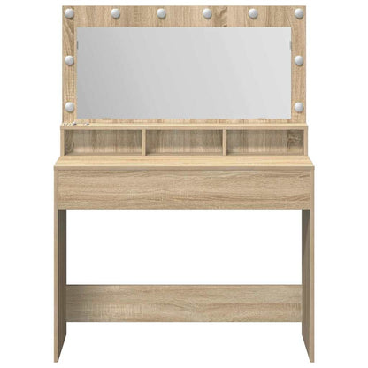 Schminktisch Sonoma-Eiche 100 x 41 x 135 cm Holzwerkstoff