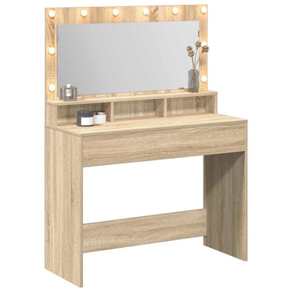 Schminktisch Sonoma Eiche 100 x 41 x 135 cm Holzwerkstoff