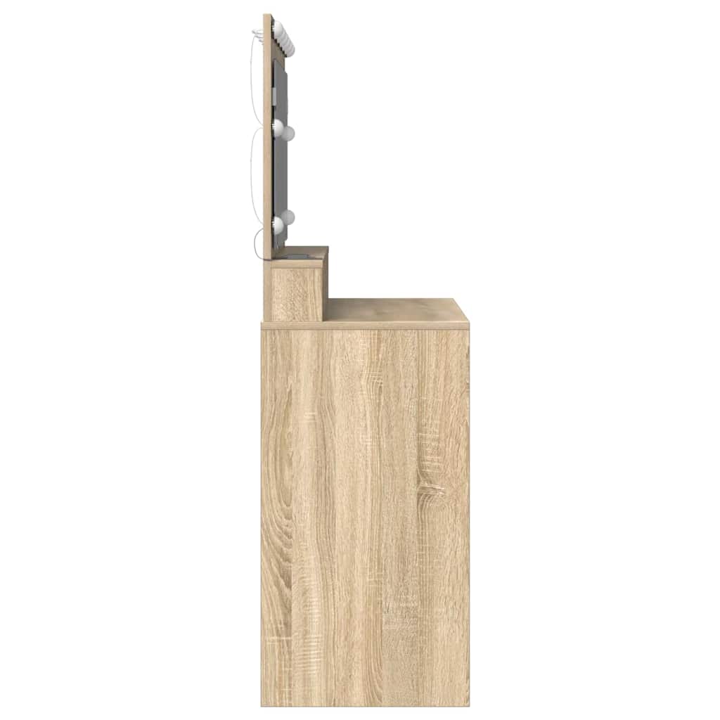 Schminktisch Sonoma-Eiche 100 x 41 x 135 cm Holzwerkstoff