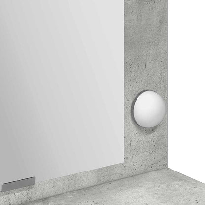 Schminktisch Betongrau 100 x 41 x 135 cm Holzwerkstoff