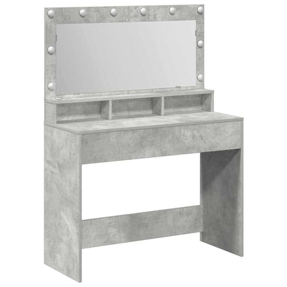 Schminktisch Betongrau 100 x 41 x 135 cm Holzwerkstoff