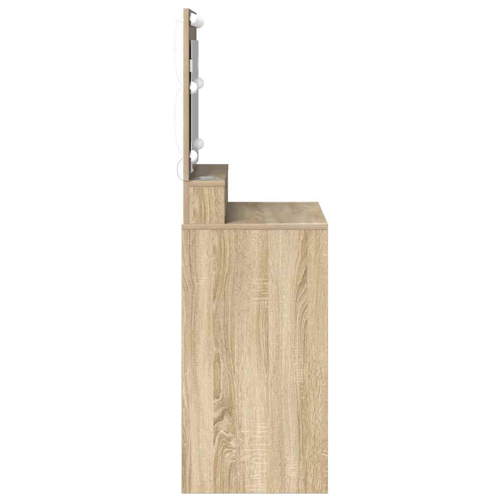 Schminktisch Sonoma Eiche 79 x 41 x 135 cm Holzwerkstoff