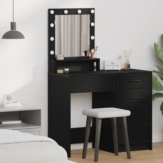 Schminktisch Schwarze Eiche 50 x 41 x 135 cm Holzwerkstoff