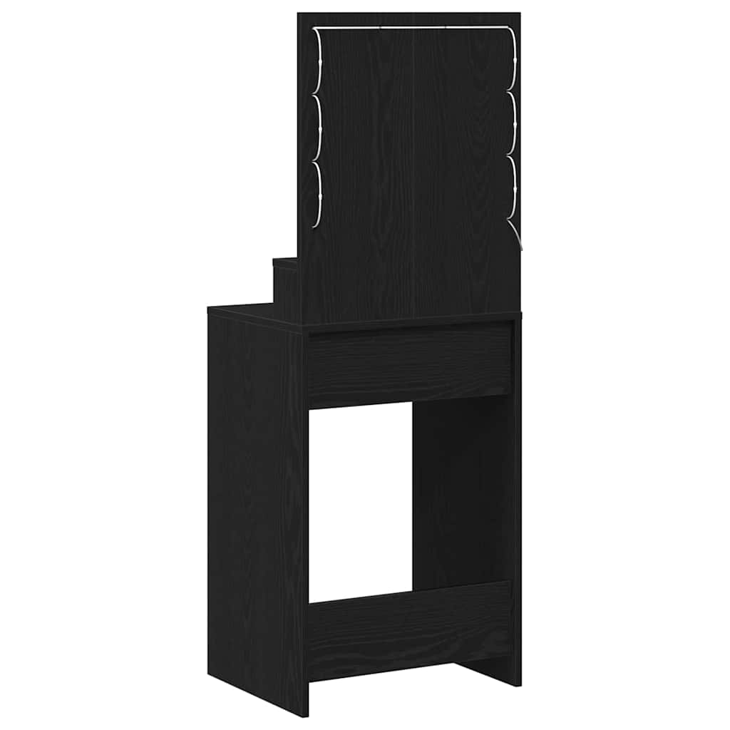 Schminktisch Schwarze Eiche 50 x 41 x 135 cm Holzwerkstoff