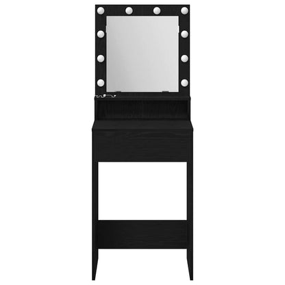Schminktisch Schwarze Eiche 50 x 41 x 135 cm Holzwerkstoff