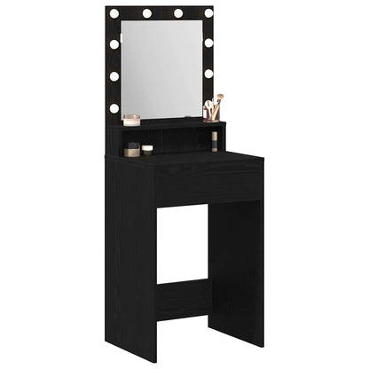 Schminktisch Schwarze Eiche 50 x 41 x 135 cm Holzwerkstoff