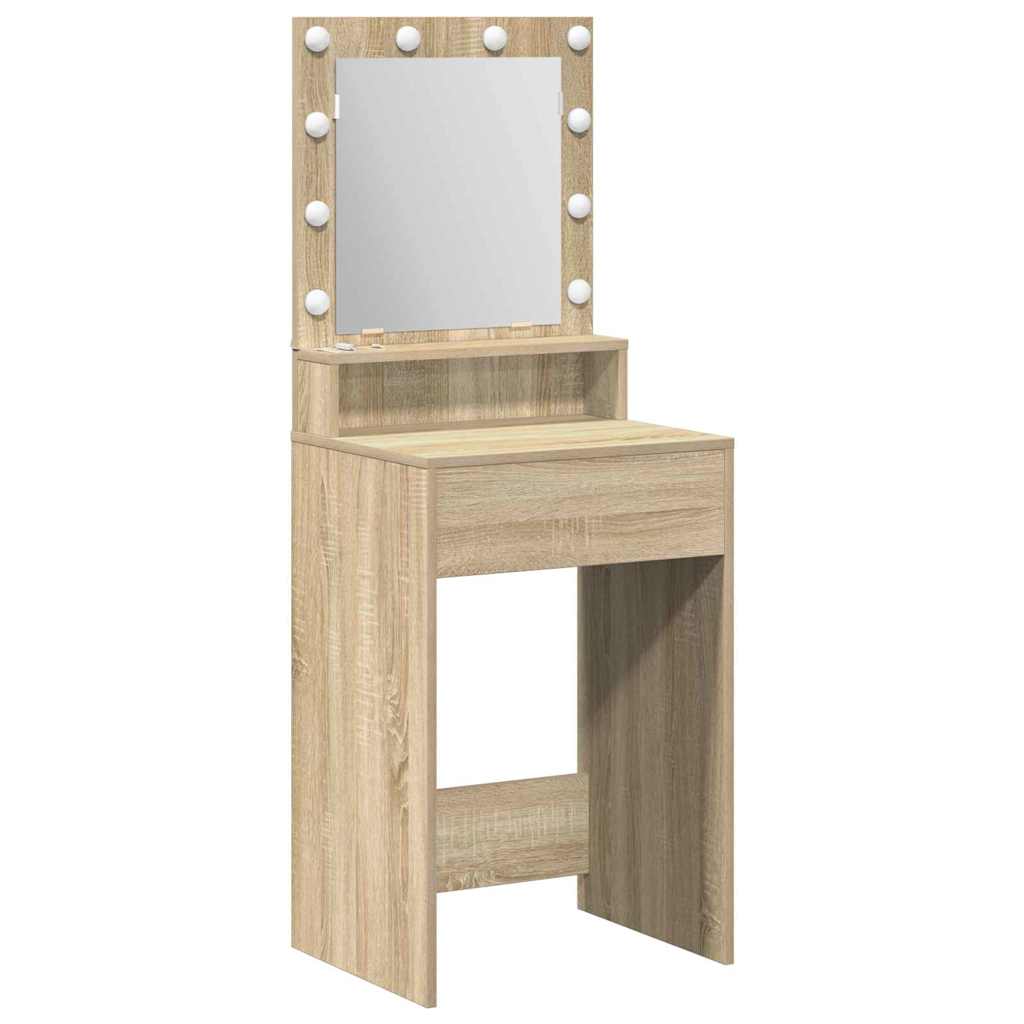 Schminktisch Sonoma Eiche 50 x 41 x 135 cm Holzwerkstoff