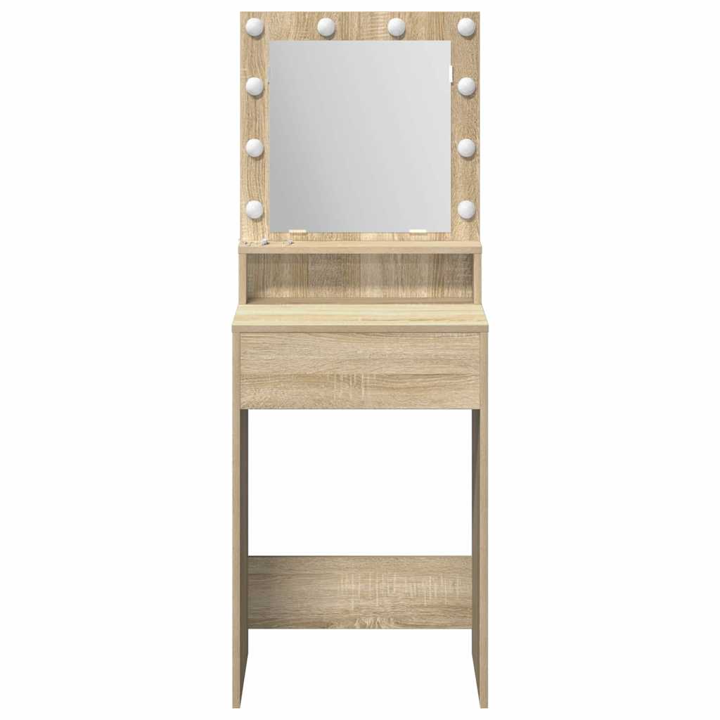 Schminktisch Sonoma Eiche 50 x 41 x 135 cm Holzwerkstoff