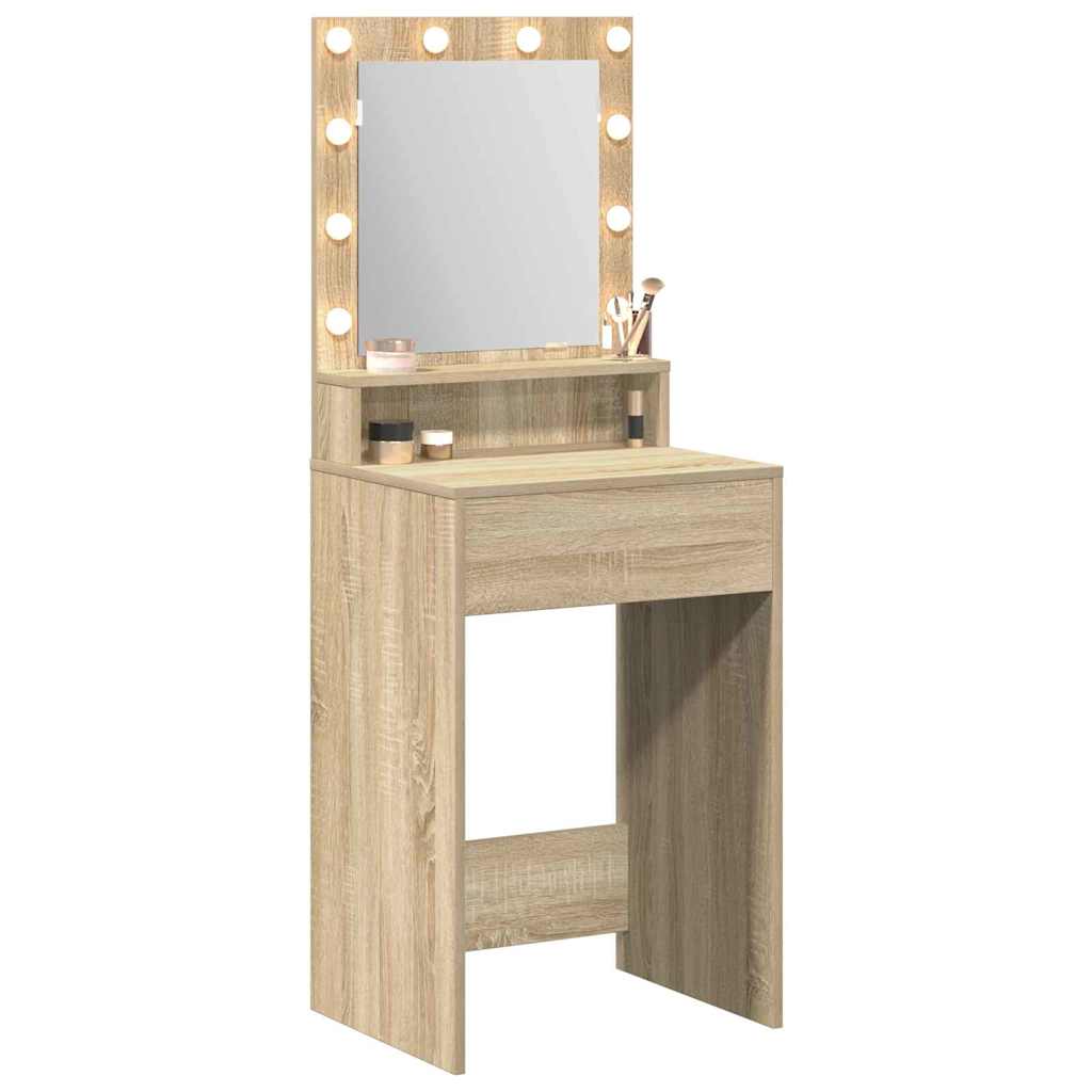 Schminktisch Sonoma Eiche 50 x 41 x 135 cm Holzwerkstoff