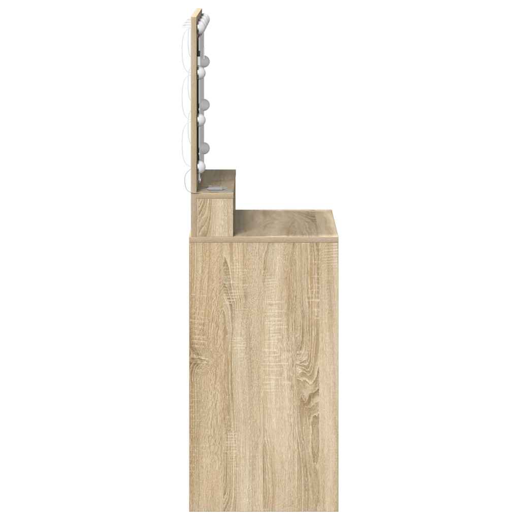 Schminktisch Sonoma Eiche 50 x 41 x 135 cm Holzwerkstoff