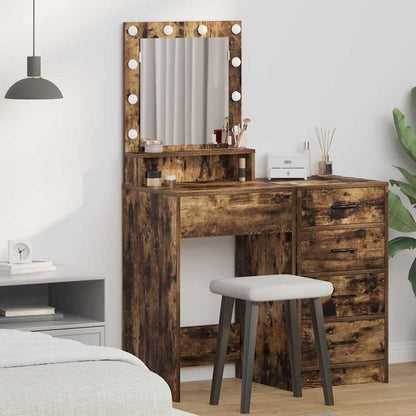 Schminktisch Geräucherte Eiche 50 x 41 x 135 cm Holzwerkstoff