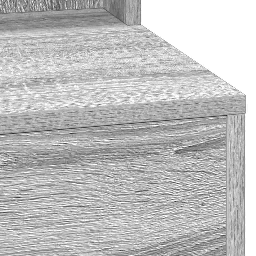 Schminktisch Graues Sonoma 50 x 41 x 135 cm Holzwerkstoff