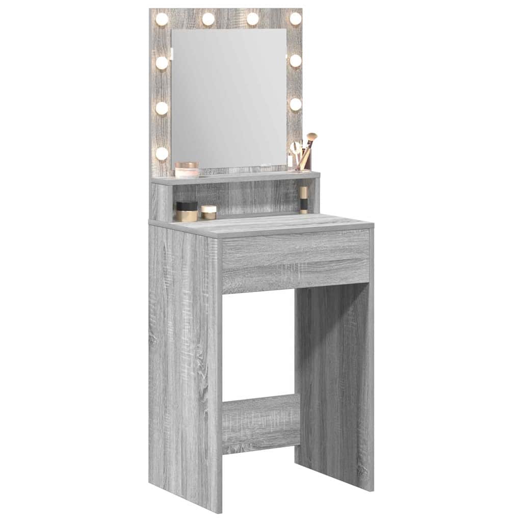 Schminktisch Graues Sonoma 50 x 41 x 135 cm Holzwerkstoff