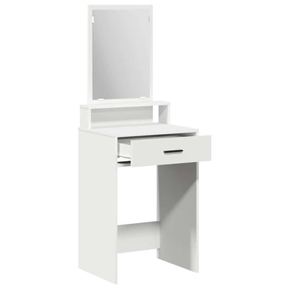 Schminktisch mit Schubladen Weiß 50 x 41 x 140 cm Holzwerkstoff