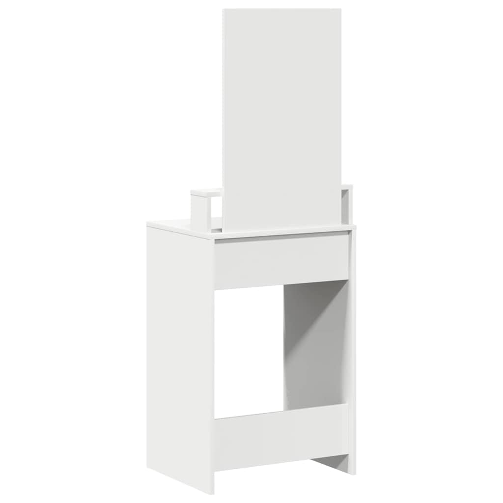 Schminktisch mit Schubladen Weiß 50 x 41 x 140 cm Holzwerkstoff