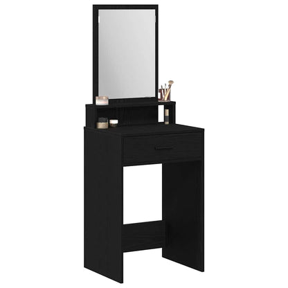Schminktisch Schwarze Eiche 50 x 41 x 140 cm Holzwerkstoff
